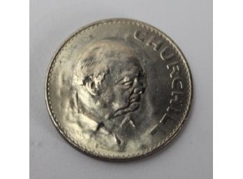 1965 UK ' Winston Churchill ' Commemorative Crown Coin