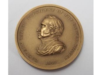 U.S. Mint Medal President Zachary Taylor 3' Bronze
