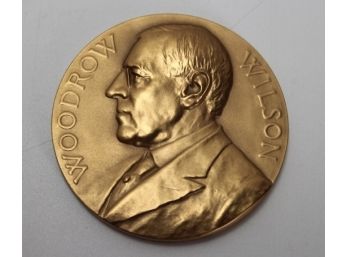 Woodrow Wilson Presidential Bronze Medal US Mint