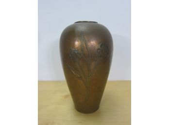 Art   Nouveau Style Hand Hammered   Vase