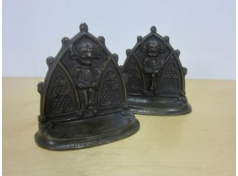 Pair Lincoln Imp Vintage Bookends Heavy Lincoln Cathedral England