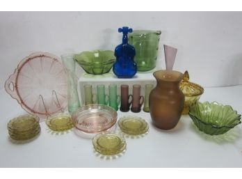 Assorted Lot Of Carnival Glass