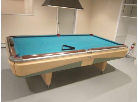M. Blatt 9' Pool Table Mid-Century Modern Design