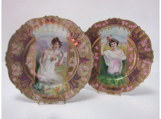 Pair Of R S Prussia Plates (72)
