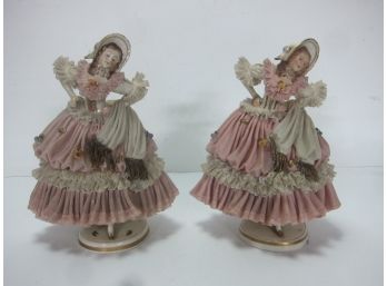 2 Dresden Porcelain Figurines (33)