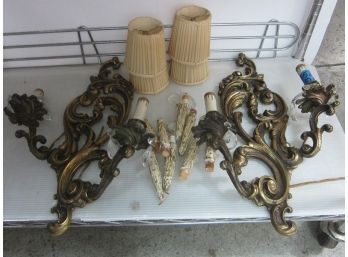 Vintage Electrified Wall Sconces (52)