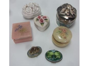 Group Lot Of Trinket Boxes (91)