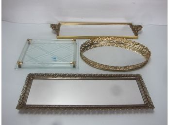 Group Lot Of Dresser Trays (86)