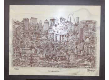 The Gateway City' Composite Engraving By John K. Thompson, Jr. (24)