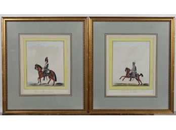 Pair Of French  Colored Prints (43)