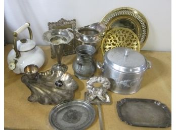 Shelf Lot -(Plated And Brass )