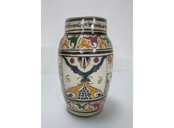 Signed  Moroccan Safi Vase