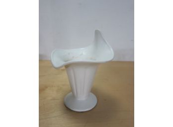 White Haeger Pottery Vase