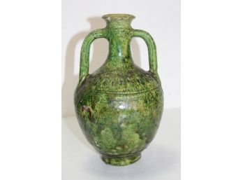 Green Glaze Vase