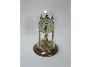 Pendulum Mantle Clock With Glass Cover. (RB#31)