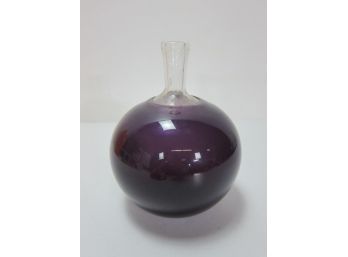 Unsigned Modern Purple Vase