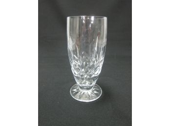ONE Waterford Lismore Iced Tea Glasses Crystal Footed