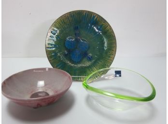 3  Modern Bowl & Plate