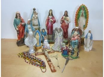 Group Lot Of Religion Figures