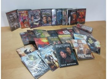 Shelf Lot Of Movie DVD