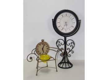 Pair Of Decorative Clocks