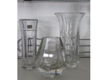 3 Crystal Vase