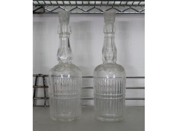 Pair Of Unsigned Decanters
