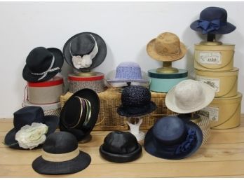 Assorted Lot Of Vintage Ladies Hats  #4