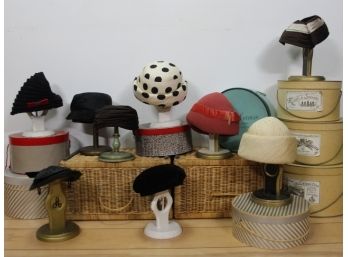Assorted Lot Of Vintage Ladies Hats  #2