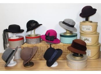 Assorted Lot Of Vintage Ladies Hats  #3