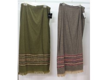 Two New  Vintage Sag Harbor Wool Skirts
