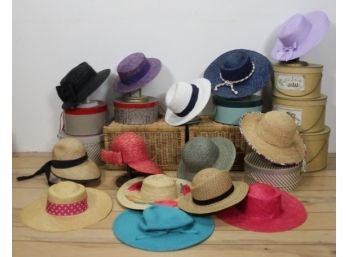 Assorted Lot Of Vintage Ladies Hats  #5