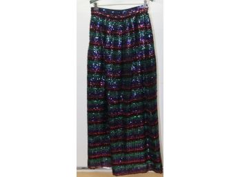 Multi-Color Sequin Skirt