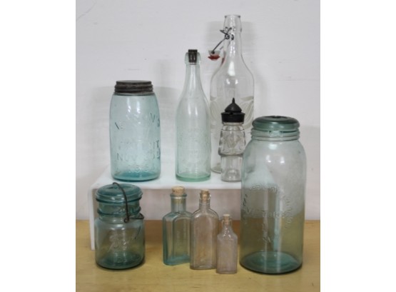 Assorted Lot Of Vintage Bottles