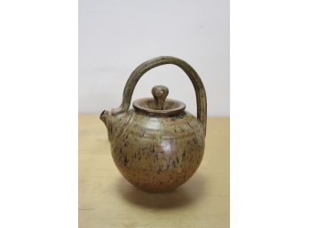 Signed Pottery Teapot