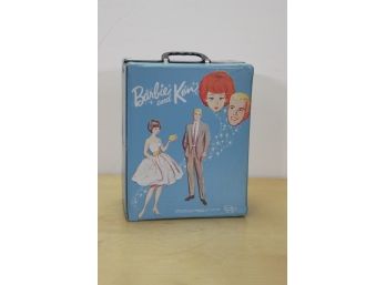 Vintage Barbie & Ken  Dolls / Travel Case/ And Clothing