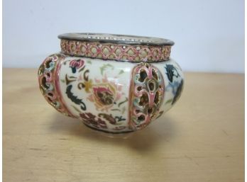 Antique ZSOLNAY RETICULATED Porcelain Jardiniere