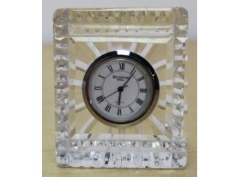 Small Waterford Crystal Quartz Clock