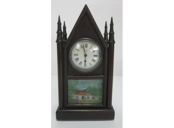 New Haven Gothic Parlor  Mantle Clock