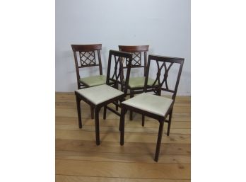 Group Lot Of Folding Chairs