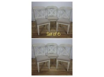 Set Of Six Country Style Kitchen Chairs