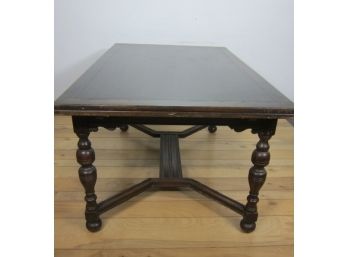 Victorian Gothic-Style Oak Dining Table