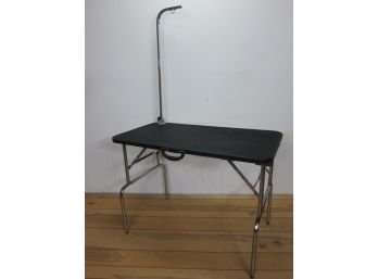 GoPetClub Dog Grooming Table With Arm