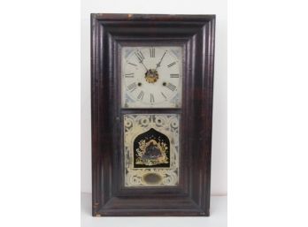 Antique Large American 'Jerome & Co' 'New Haven' Wall Clock -Beehive