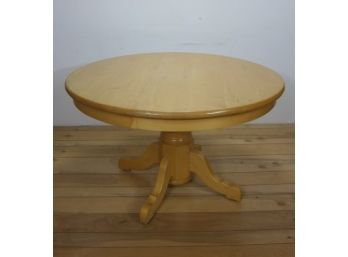 Walter Of Wabash Round Pedestal Dining Table ( No Chairs)