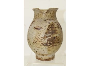 Lane Pottery Pitcher With A Face
