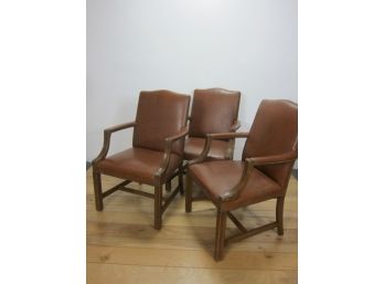 3 Office Arm Chairs