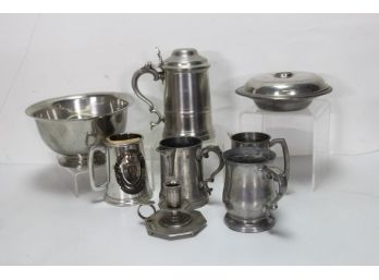 Group Lot Of Pewter