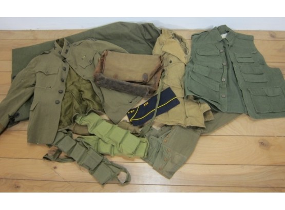 Group Lot Of Military Items-Sold As Is