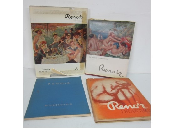 4 Renoir Art Books